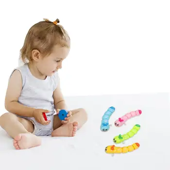 Vânt De Până Jucării Caterpillar Pentru Copii, Ceas Caterpillar Jucărie Pentru Copii Drăguț Animal Caterpillar Clockwork Jucărie Nu Este Nevoie De Baterii