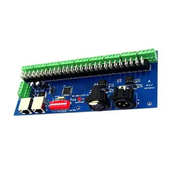 WS-DMX-27CH-RJ45 Ușor 27CH controller dmx512 decodor 27 canal controller dmx512 9groups RGB de ieșire driver